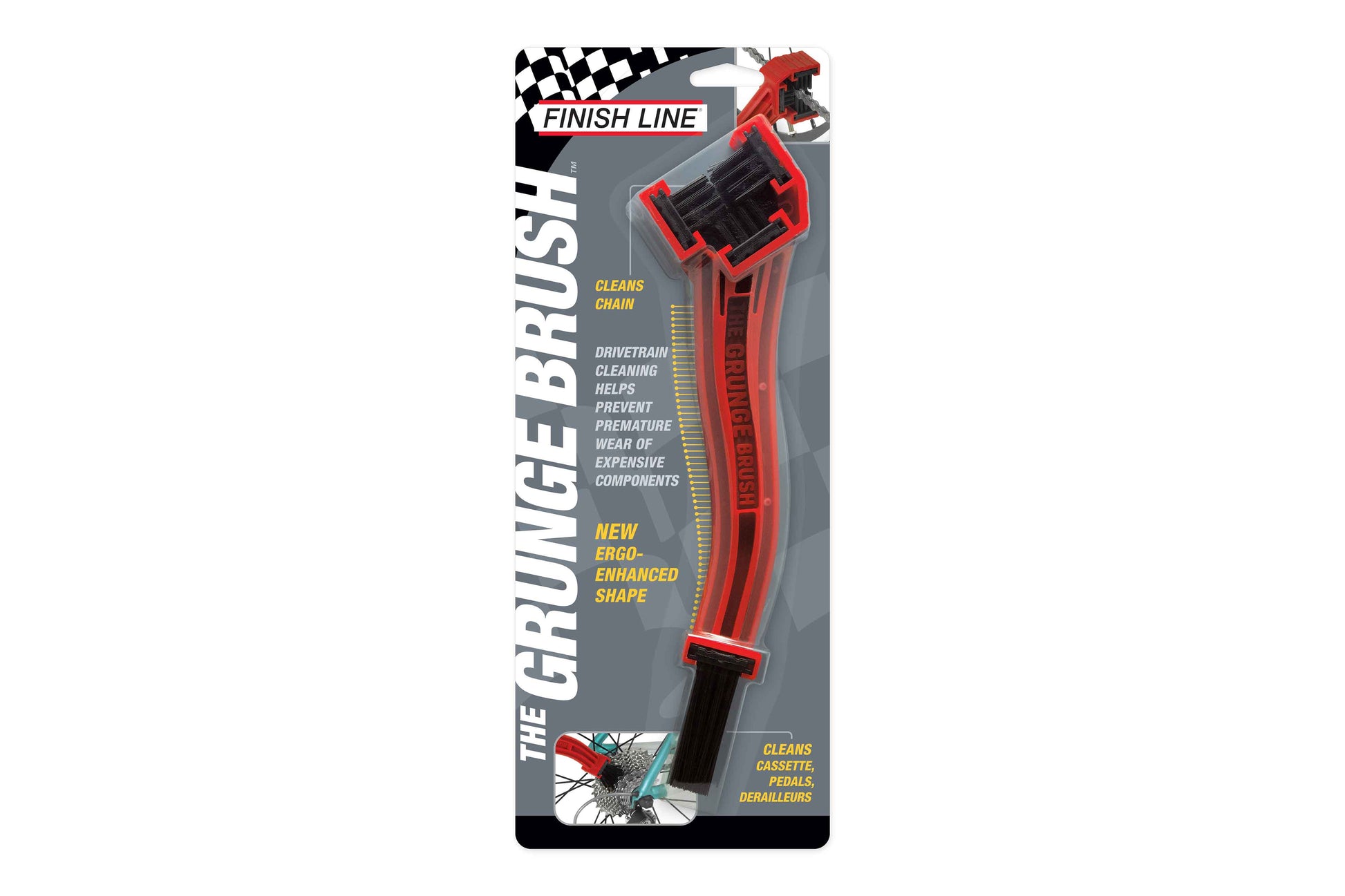 Finish Line Grunge Brush
